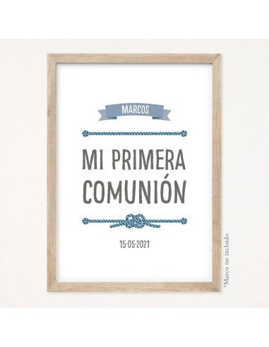 Cartel comunión - "MARINERO"