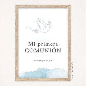 Cartel comunión - "PALOMA" 2