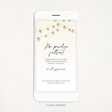 Vídeo invitació casament - "LIGHTS"