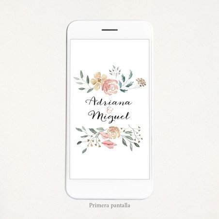 Vídeo invitación boda - "FLORAL"