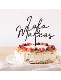 Cake topper casament - "NOSALTRES"
