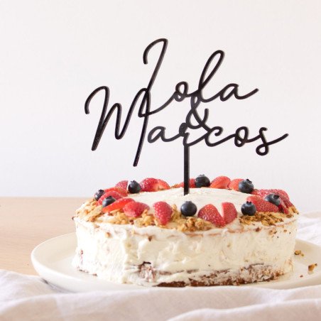 Cake topper boda - “NOSOTROS”