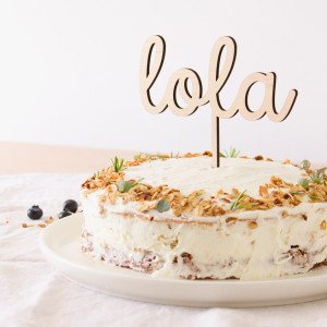 Cake topper - “NAME”