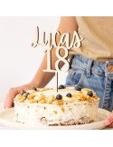 Cake topper aniversari - "NUMBER"