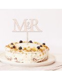 Cake topper boda - “INICIALES”