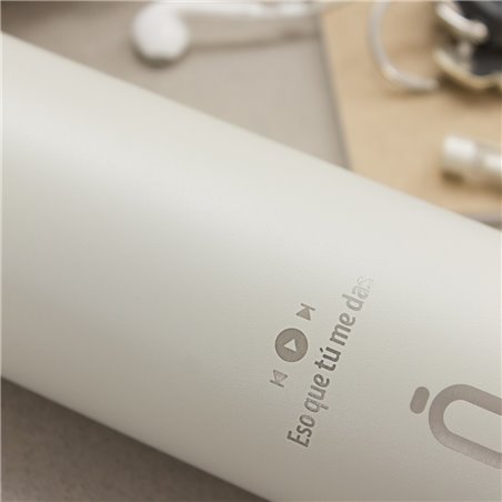 Ampolla d'aigua tèrmica personalitzada 60cl - "OUR SONG"