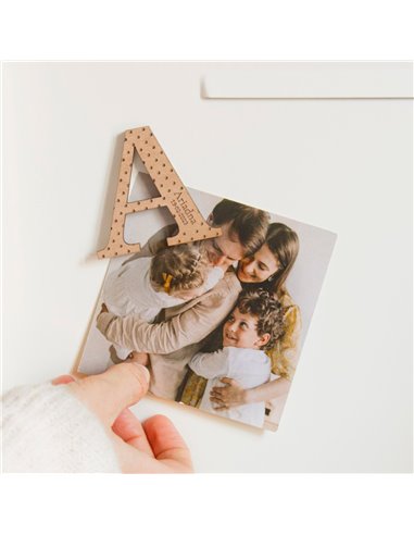 Imant comunió fusta - "INICIAL PUNTETS"