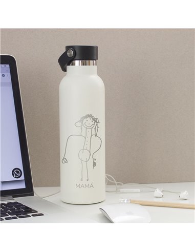 Ampolla d'aigua tèrmica personalitzada 60cl - "OUR SONG"