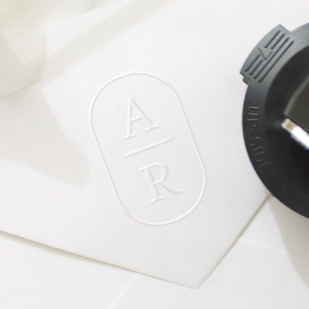 Sello relieve a conjunto - invitaciones de boda