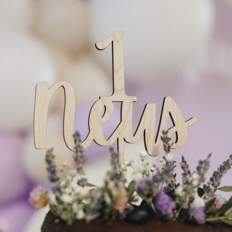 Cake topper cumpleaños - “NUMBER”