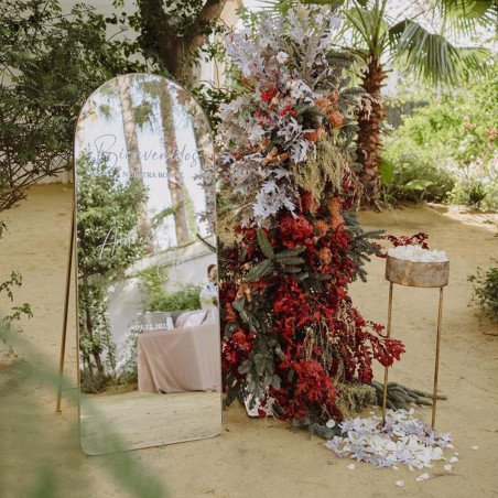 Vinil adhesiu - "BENVINGUTS AL NOSTRE CASAMENT"