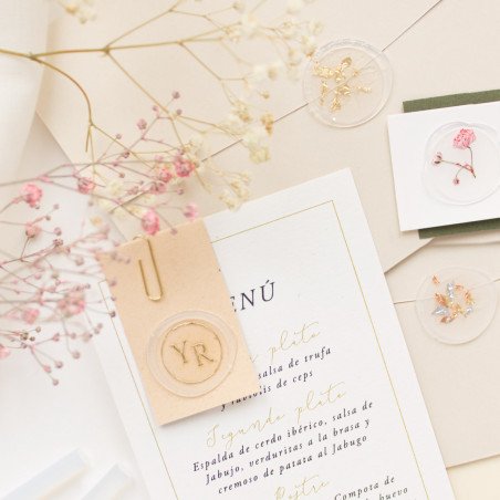 Sello lacre boda - "BIANCA"