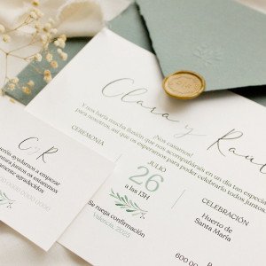 Invitación boda - "OLIVO" 2