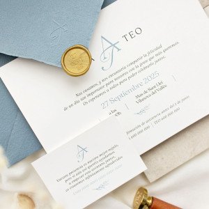 Invitación boda - "ROMANCE" 2