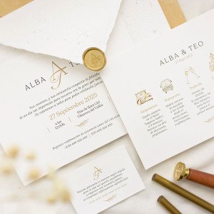 Invitación boda - "ROMANCE"