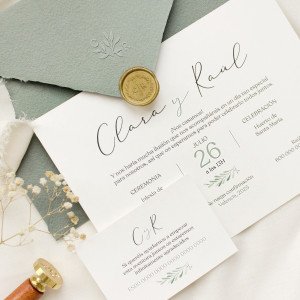 Invitación boda - "OLIVO"