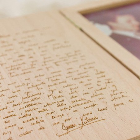 Marco fotos madera - "CARTA"