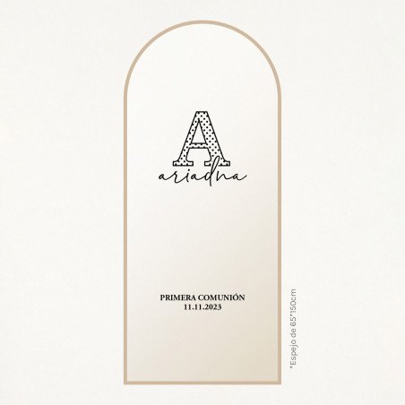 Pack vinil adhesiu bateig i comunió - "INICIAL"