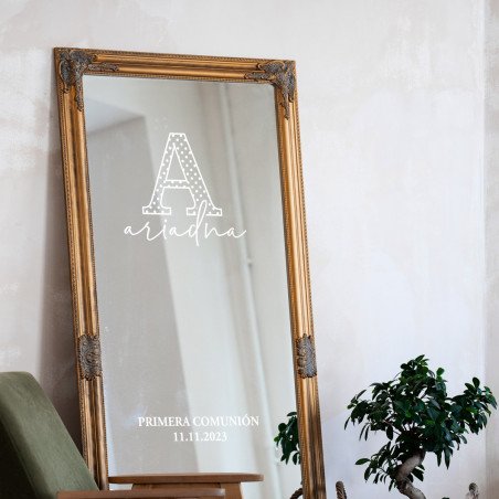 Pack vinil adhesiu bateig i comunió - "INICIAL"