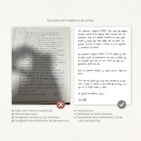 Marco fotos madera - "CARTA"