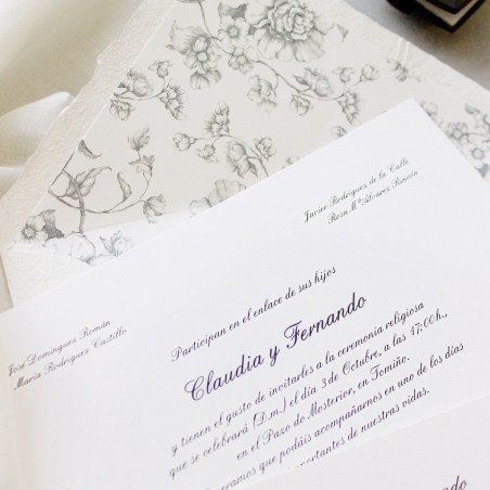 Invitació casament - "ELEGANCE"