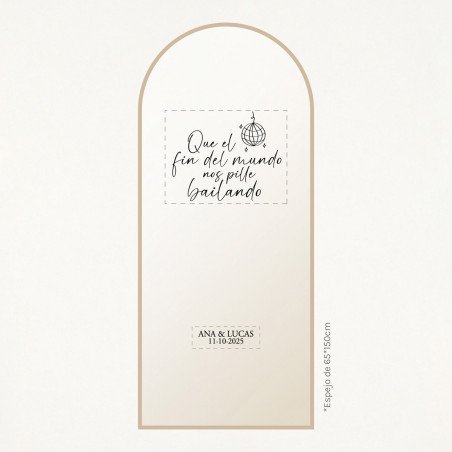 Pack vinil adhesiu - "QUE LA FI DEL MÓN ENS ENXAMPI BALLANT"