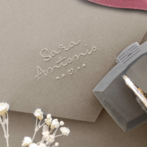 Segell relleu casament -...