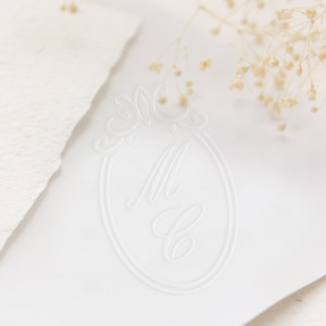 Sello relieve boda - ELOISE