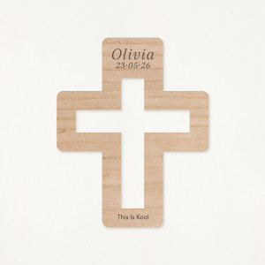 Packaging con bolsa transparente y soporte impreso con el mensaje "Gracias por acompañarnos en este gran día" 2