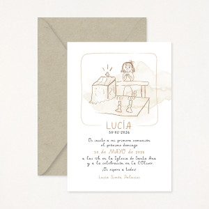 Invitació comunió - TENDRESA