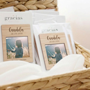 Imán madera comunión -...