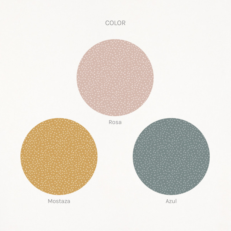 Colors disponibles de l'estampat de puntets