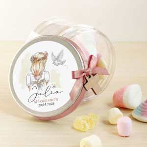 Tarro transparente comunión...