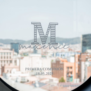 Pack vinilo adhesivo bautizo y comunión - "INICIAL" 2