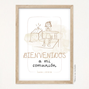 Cartel comunión - TERNURA