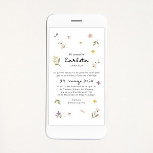 Invitación digital comunión...