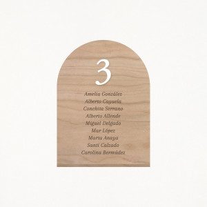 Lista mesa boda MADERA 2