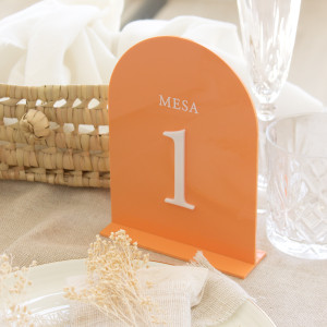 Número mesa boda METACRILATO 2