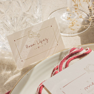 Marcador lloc casament PAPER