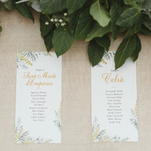 Lista mesa boda PAPEL