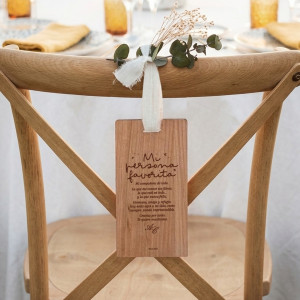 Placa de madera para los... 2