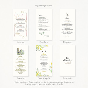 Menú casament PAPER TRANSLÚCID 2