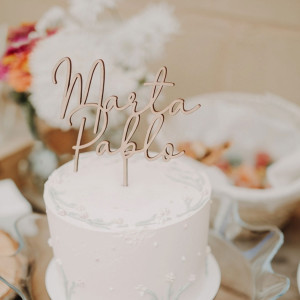 Cake topper casament - "NOSALTRES" 2