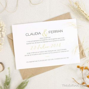 Invitación boda - "POSTCARD" | This Is Kool 2