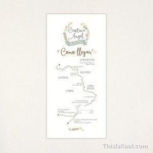 Mapa casament - "CORONA FLORS" | This is Kool