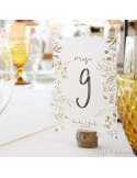 Número mesa boda - "BOTÁNICA OCRE" | This Is Kool