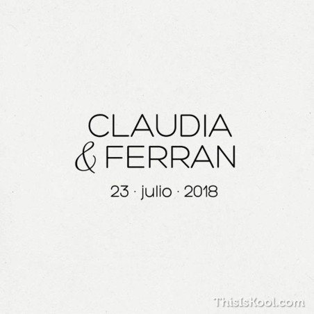 Sello boda - "POSTCARD"