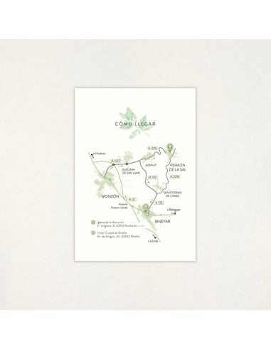 Mapa boda - "GARDEN" | This Is Kool
