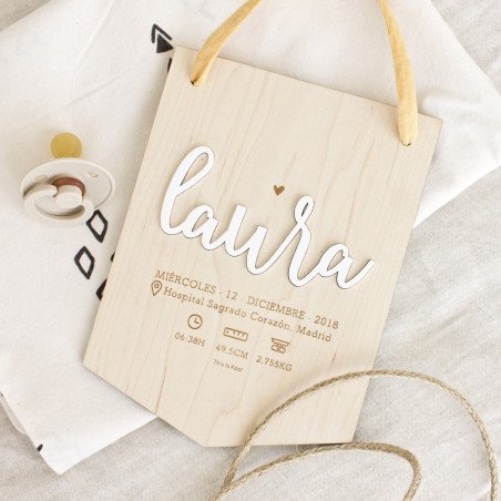 Banderola fusta infantil - “RELLEU”