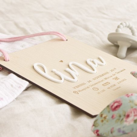 Banderola madera infantil - “RELIEVE”